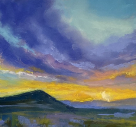 WestTexas Sunset by artist Carolyn Kilday